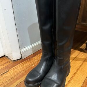 Eddie Bauer Black Leather Boots